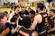 Foto: Tony Ågotnes / NRK Frøya møter Gimle i basket-finalen Frøya vann 94-88 mot Kongsberg Miners i Frøyahallen i Bergen onsdag kveld. Ved full tid stod det uavgjort, men Frøya drog i frå i ekstraomgangen. Dermed møter Frøya det andre bergenslaget Gimle i BLNO-finalen 19. april.