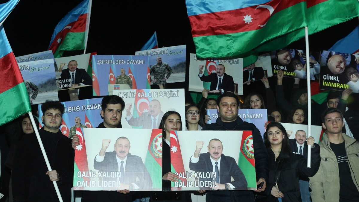 Alijev vant valget i Aserbajdsjan i mangel på konkurranse