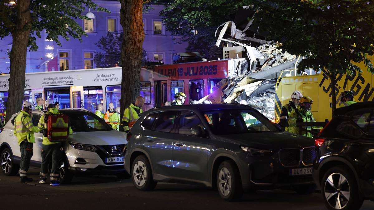 Flere skadet etter trikkeulykke i Göteborg