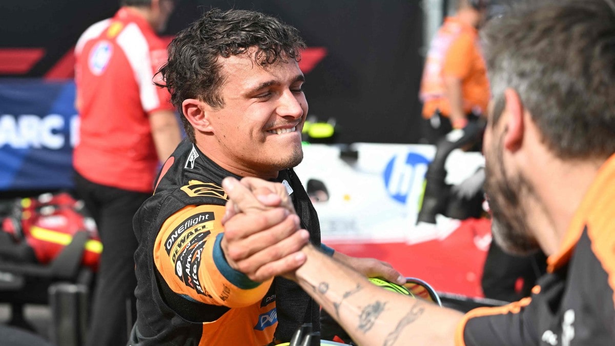 Lando Norris endelig i beste startspor