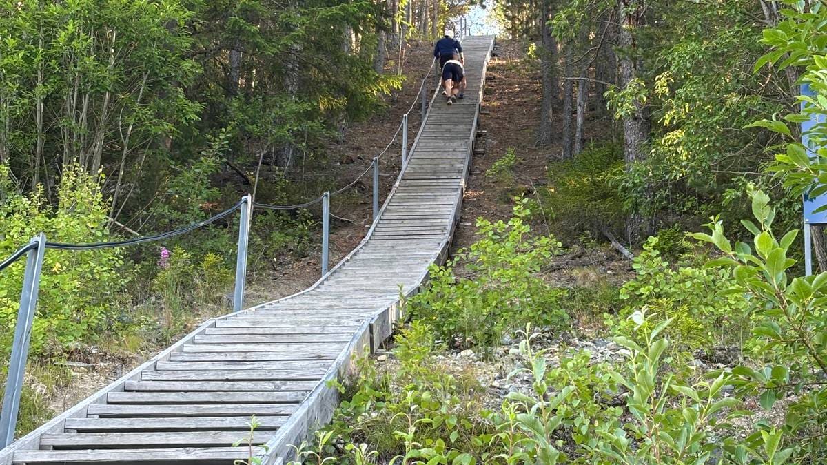 Kristian gikk opp og ned 409 trapper i et helt døgn