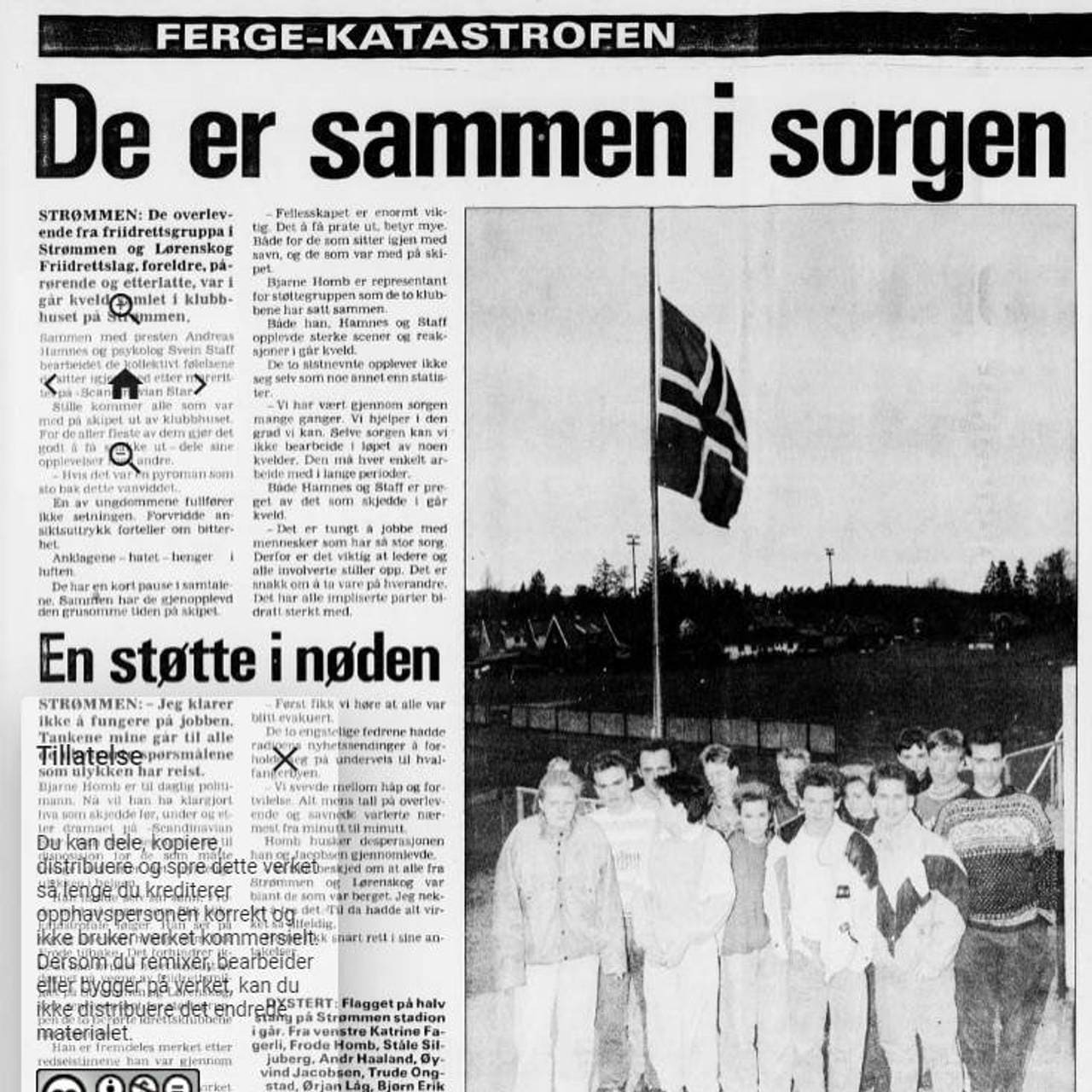 Faksimile fra VG 28. mai 1990.