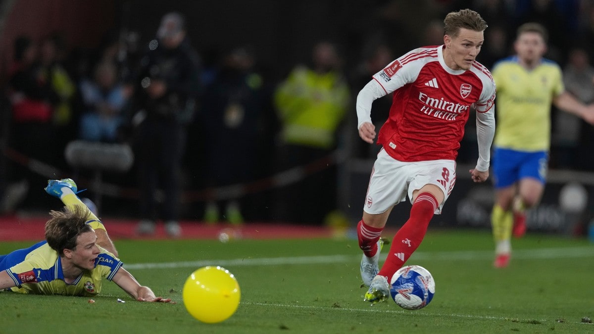 Ødegaard starter kvartfinalen