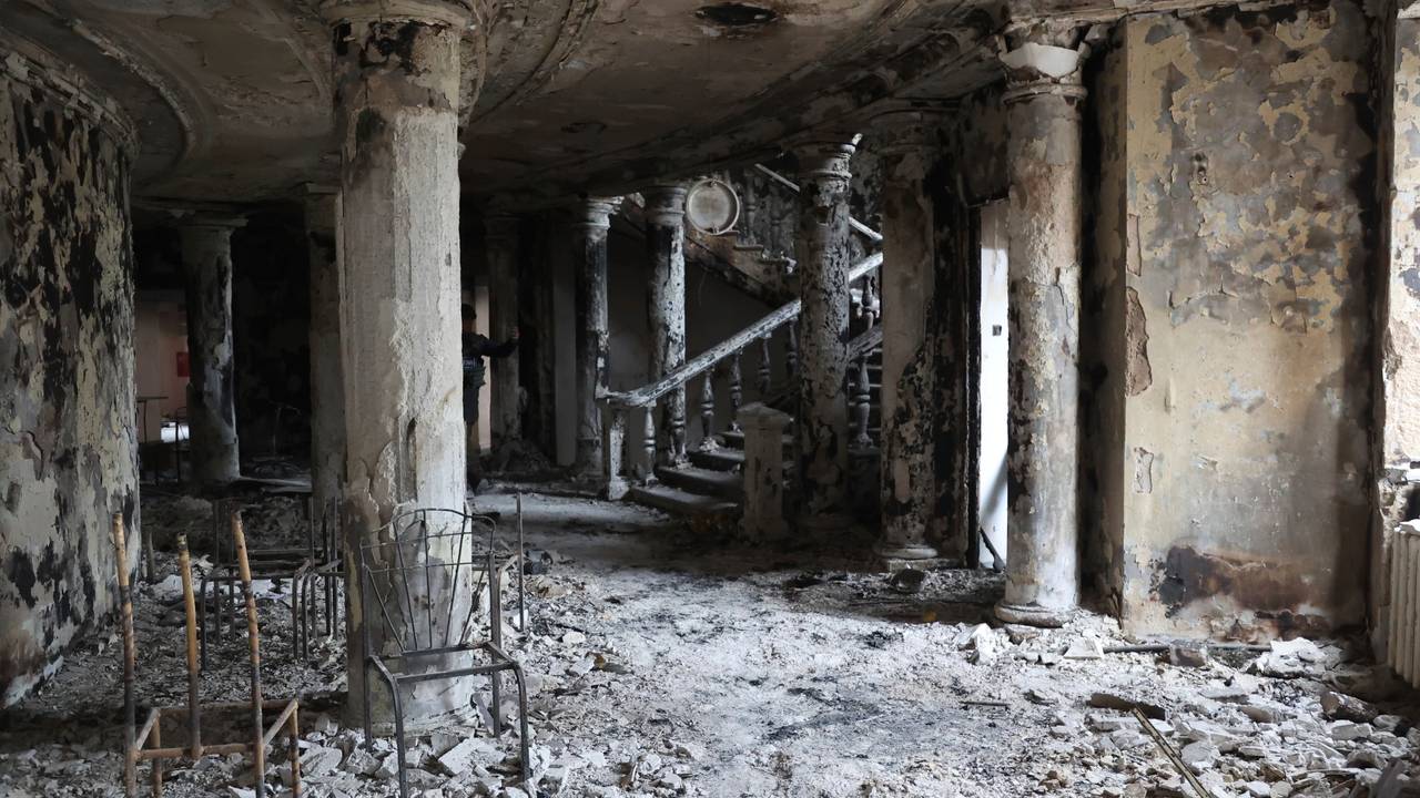 Ukraine Mariupol Theater Airstrike