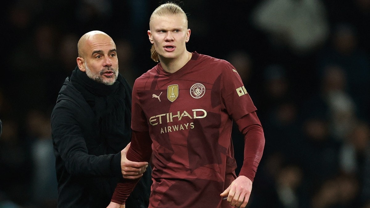 Guardiola med oppløftende Haaland-nyheter: – Trente nesten for fullt