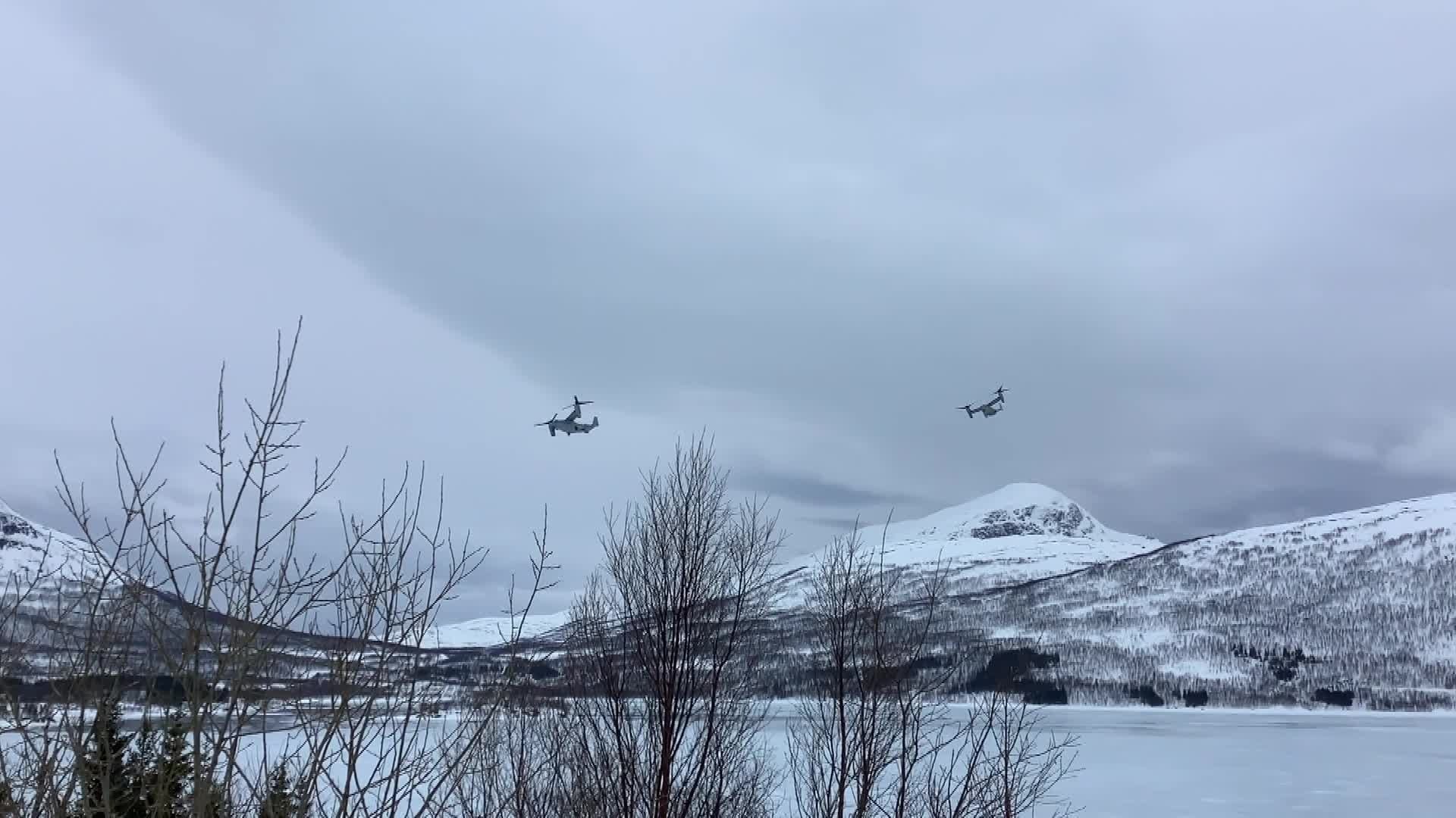 Amerikansk militærfly har styrtet i Nordland