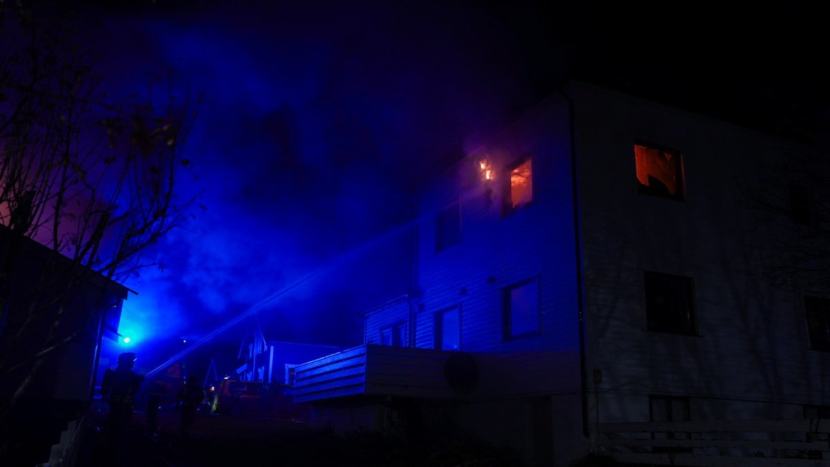 Brann i hus i Vadsø