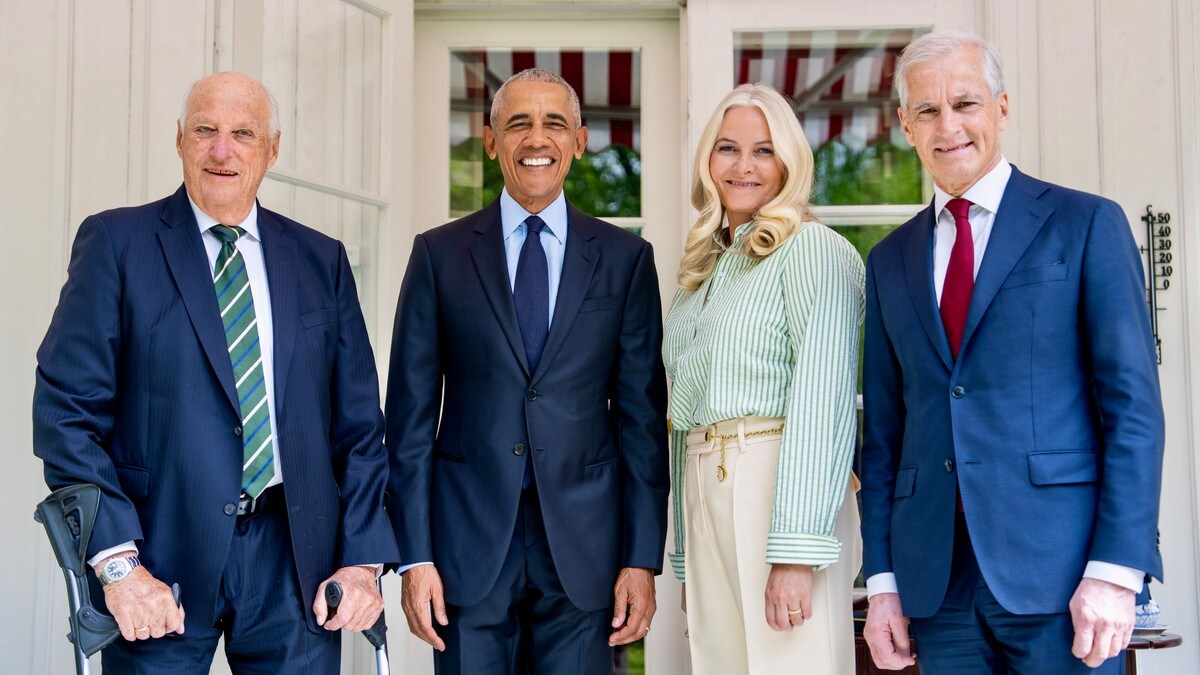 Obamas lunsjbesøk på kongsgarden er over