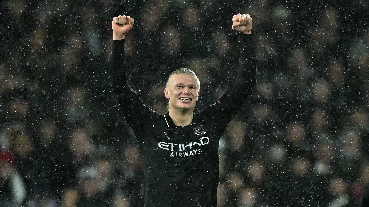 Erling Braut Haaland skåra mål nummer 100 i Premier League