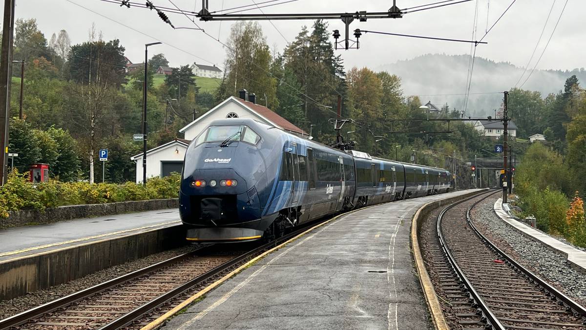 Innstiller tog på Sørlandsbanen
