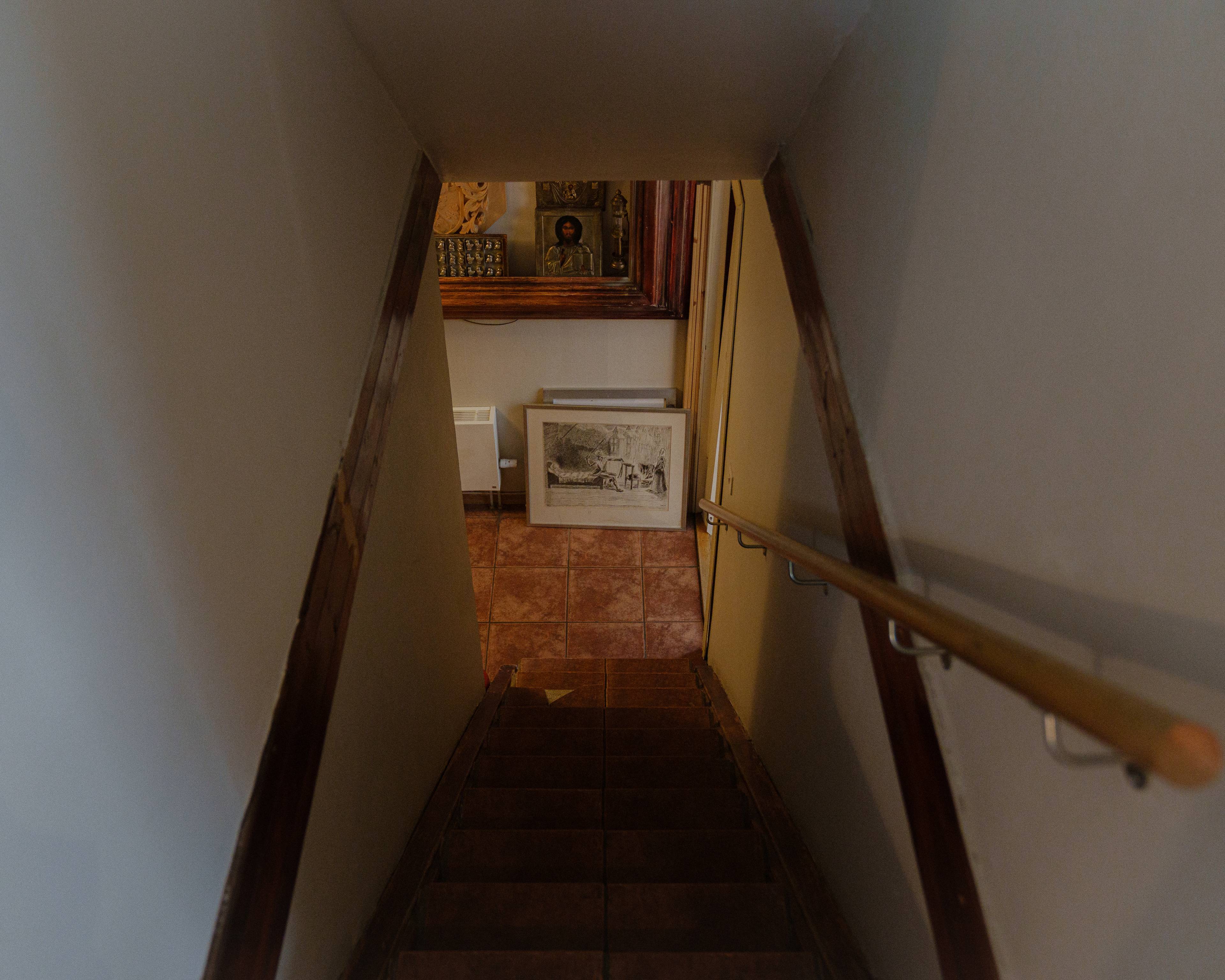En trapp i et hus