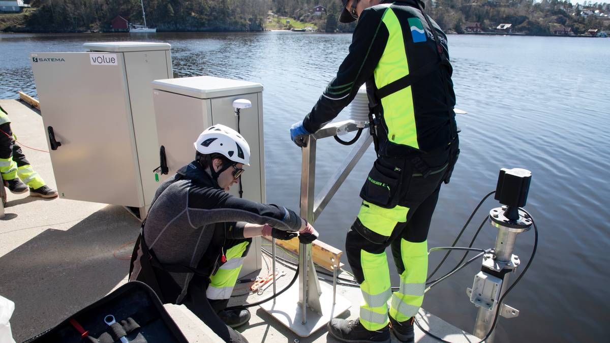 Ny vannstandsmåler på Sørlandet