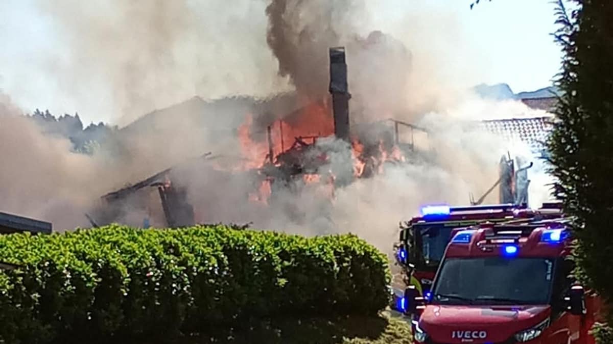 Explosion and Fire at Straume in Øygarden
