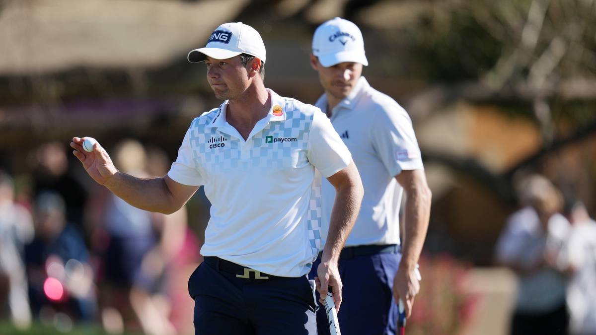 Viktor Hovland i seierskampen i Arizona