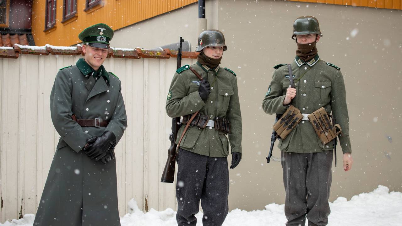 Innspilling av Kampen om Narvik, Hitlers første nederlag» i Drammen