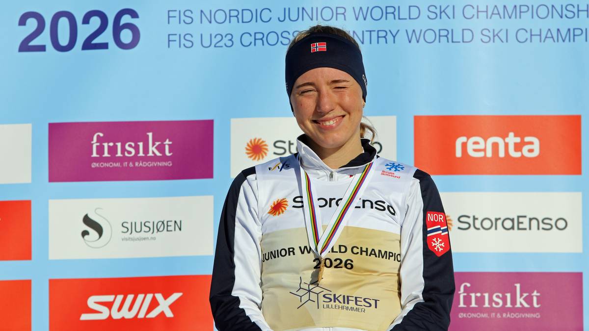 Kanonavslutning sikret norsk gull i junior-VM i langrenn: – Det er helt sykt!
