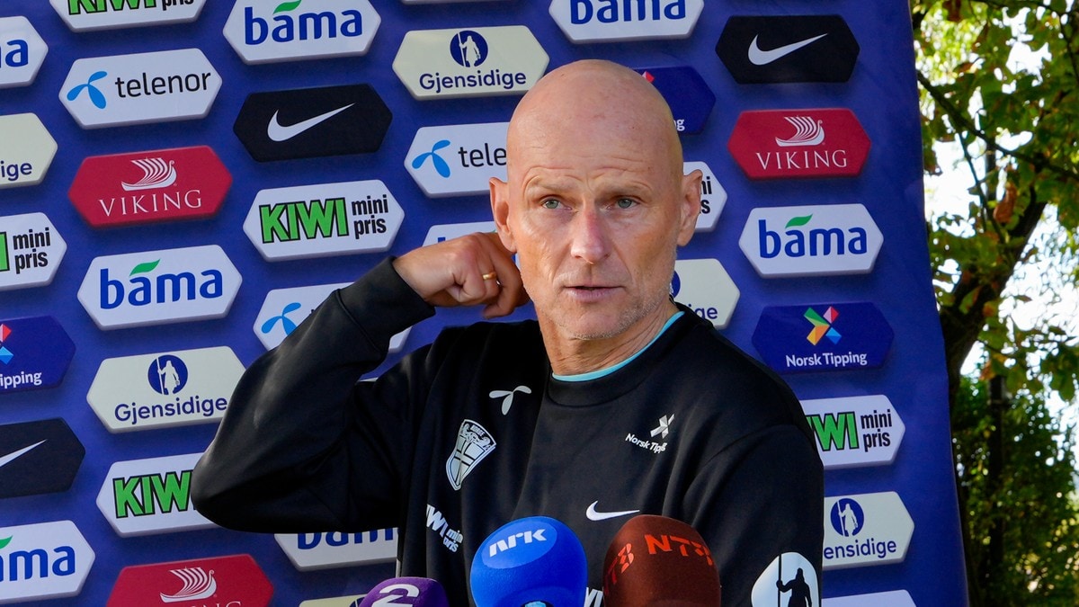 Solbakken og Berg møter pressen før Portugal-kampen