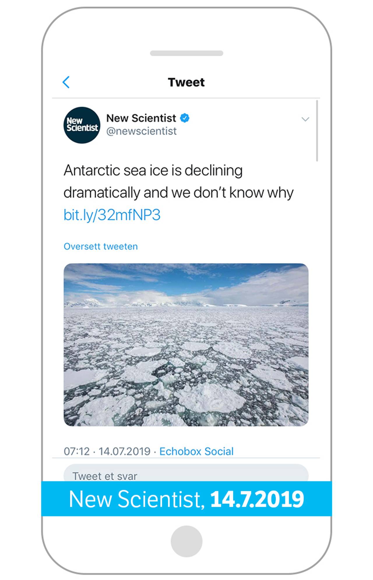 Antarctic sea ice declining dramatically