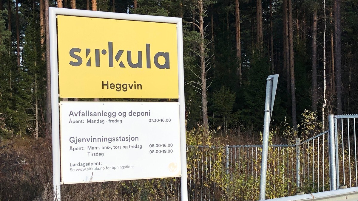 Gjenvinningsstasjon stengt: Mistanke om eksplosiv gjenstand