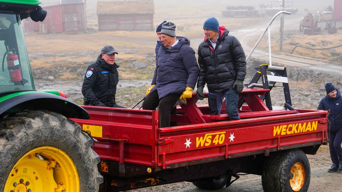 Kong Harald: – Dette er en del av Norge, derfor er vi her