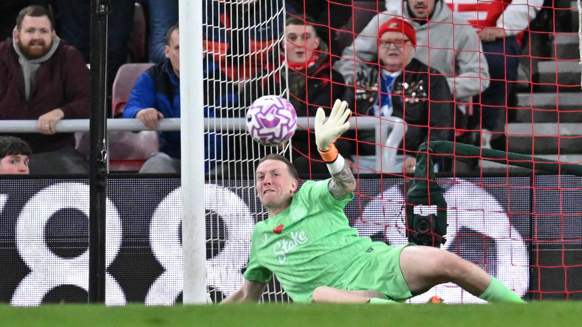 Pickford reddet Everton-poeng