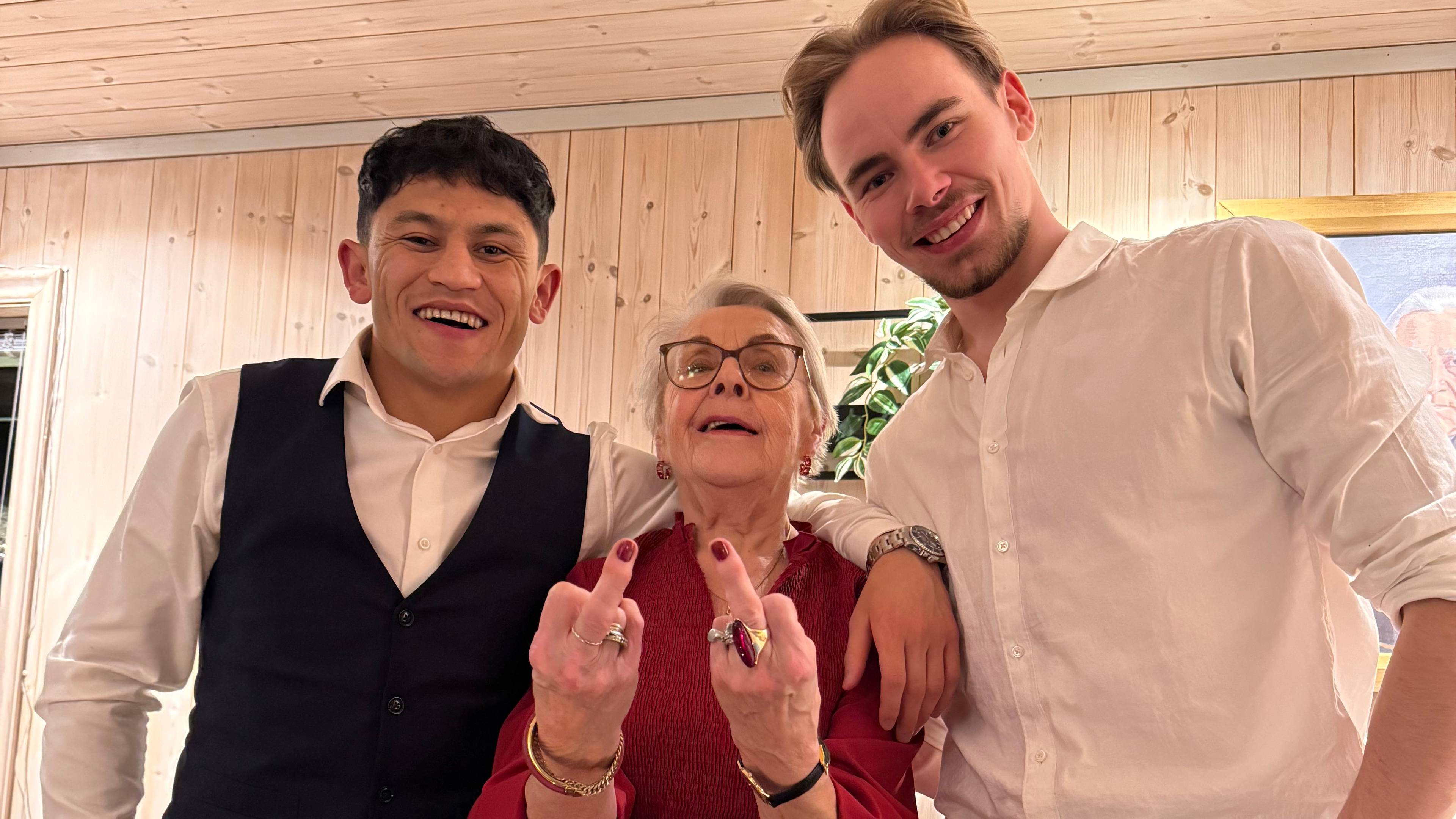Familien samla
