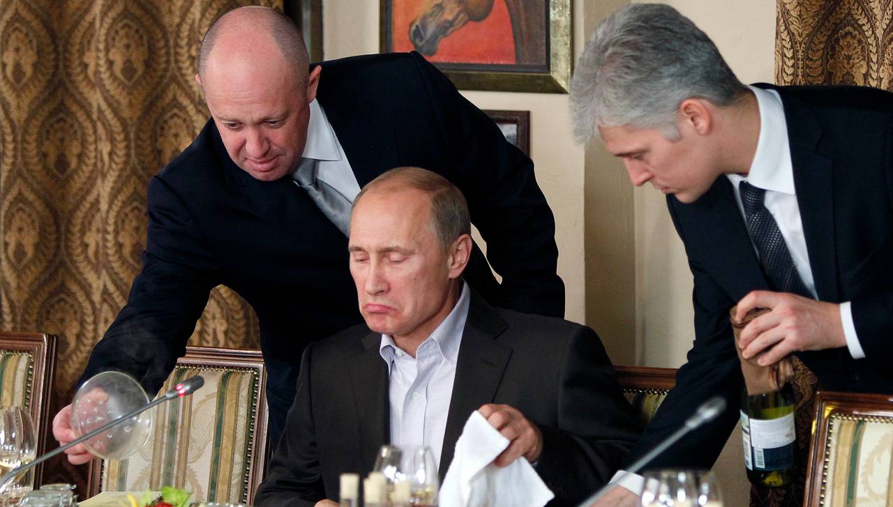 Vladimir Putin og Jevgenij Prigozjin