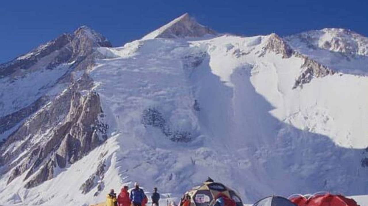 Gasherbrum II, fra camp på 5900 meter.