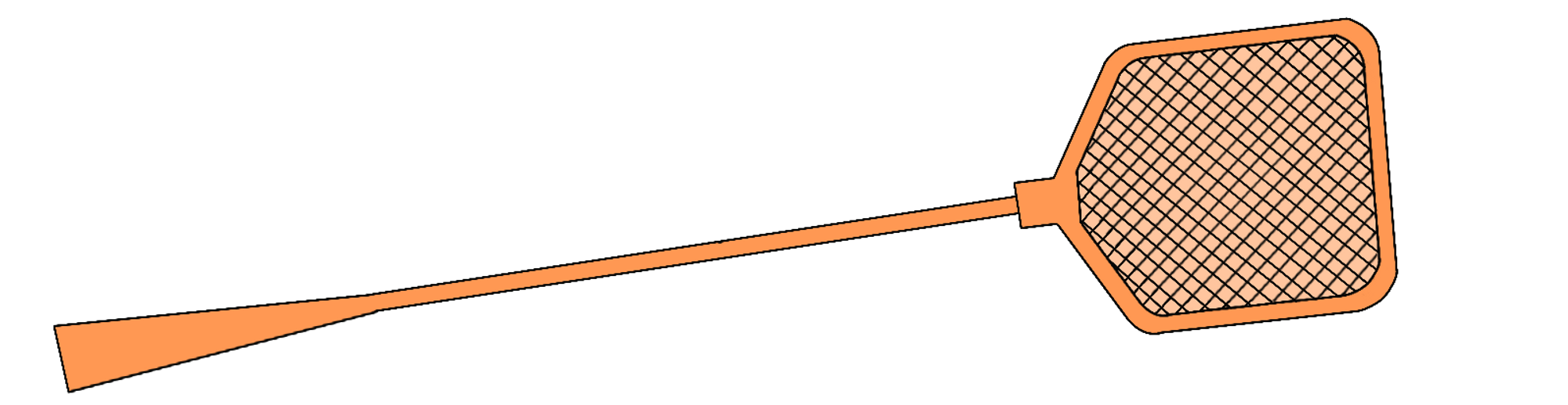 oransje fluesmekker