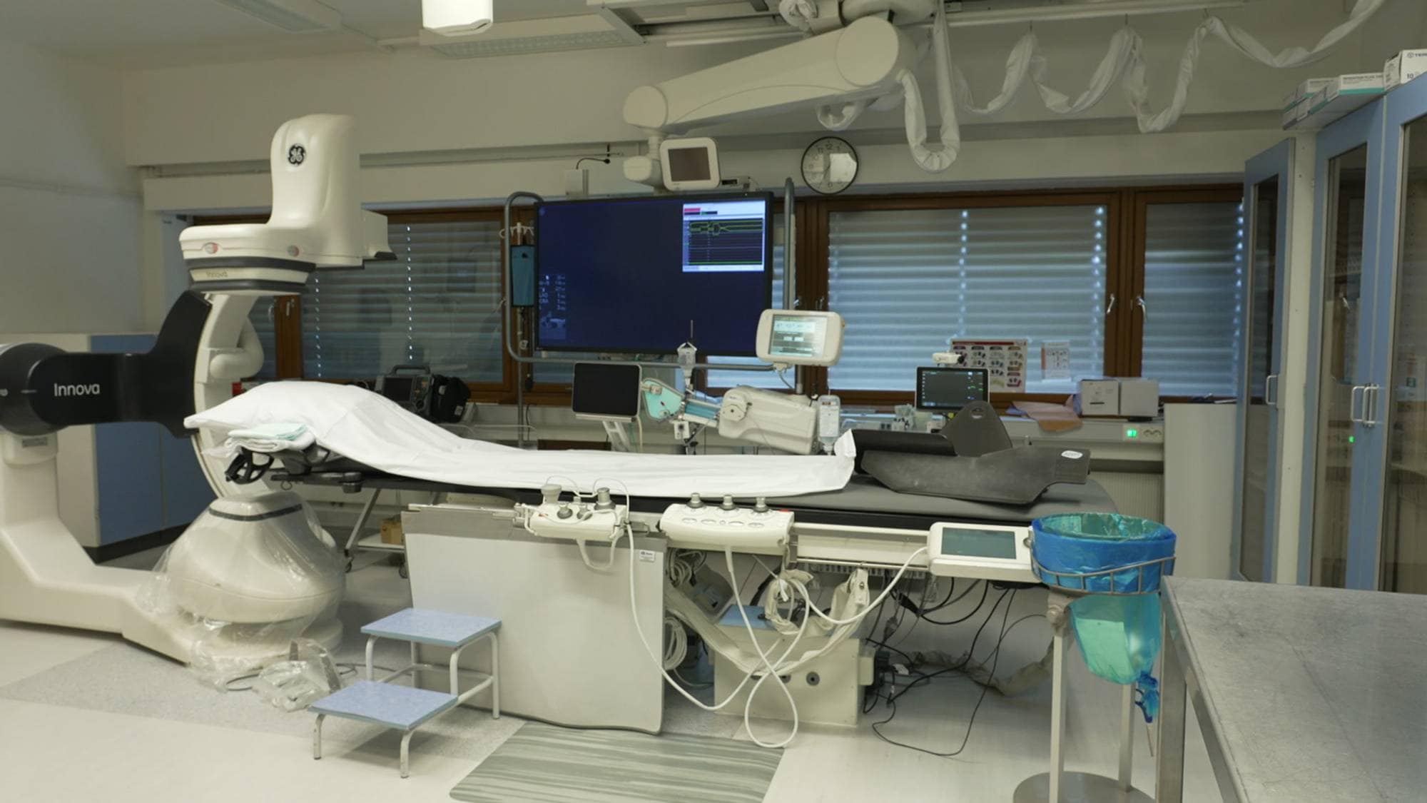Bildet viser en medisinsk labb på sykehuset