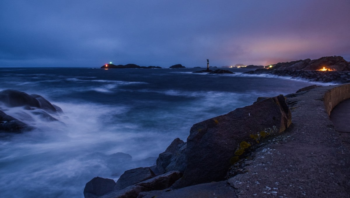 Gult farevarsel for kuling og grov sjø i Nordland