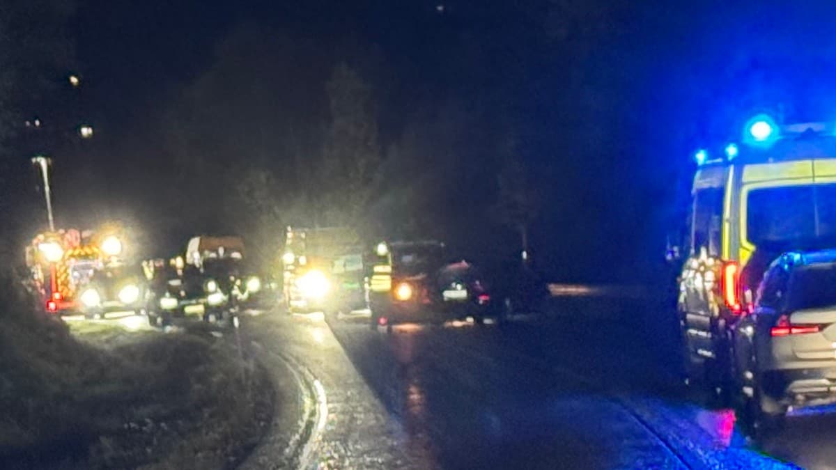 Alvorlig trafikkulykke på E8 i Tromsø