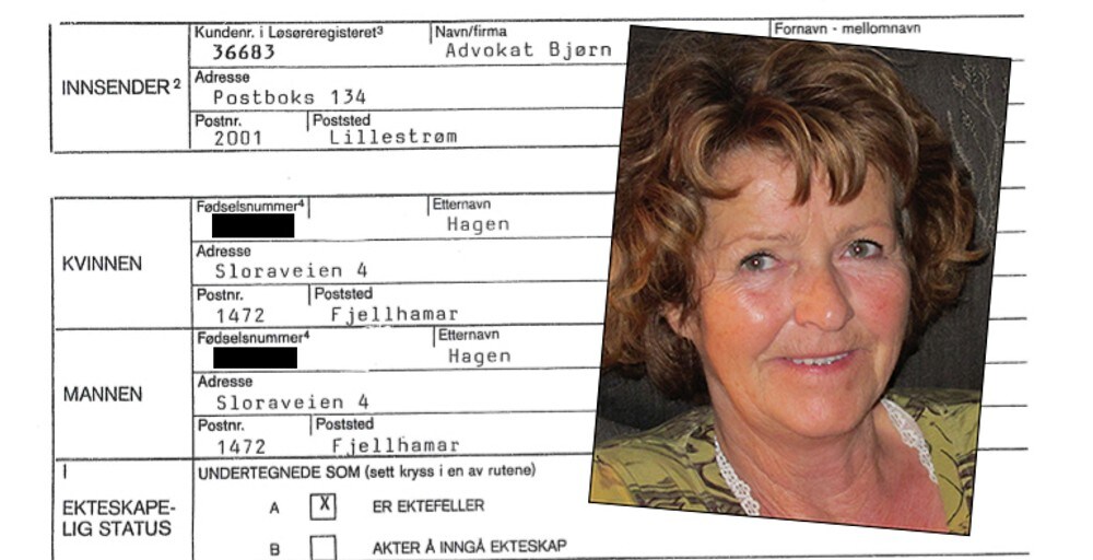 Anne-Elisabeth Hagen kunne fått flere hundre millioner ved en skilsmisse