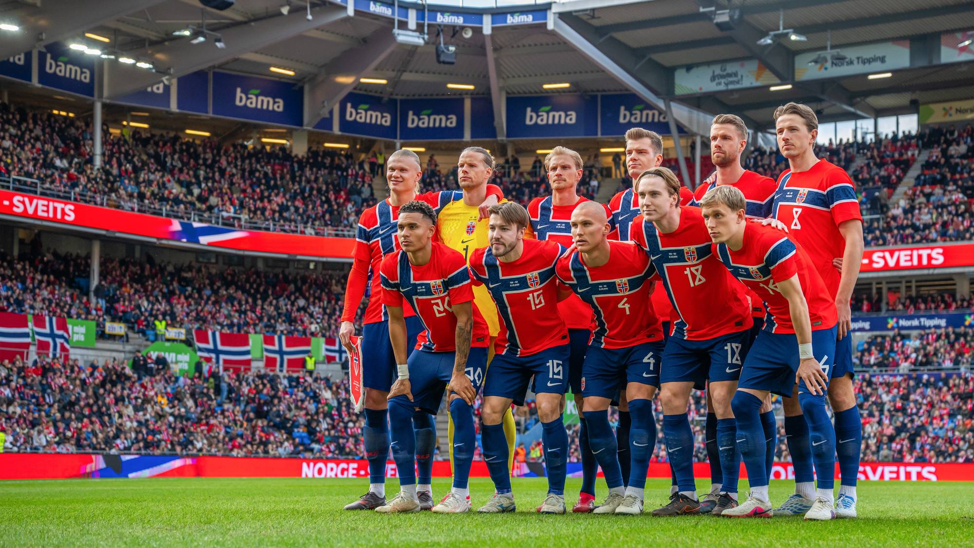 Det norske landslaget på Ullevaal