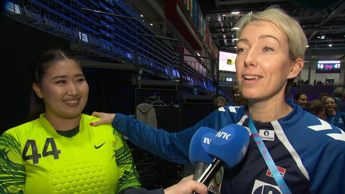 Kasakhstans målvakt møtte Lunde etter braktap: – Beste dagen min noensinne