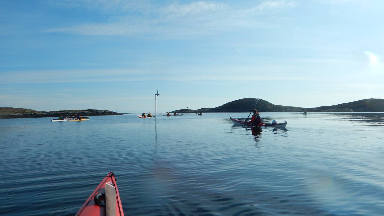 Kajakkpadling fra Smøla