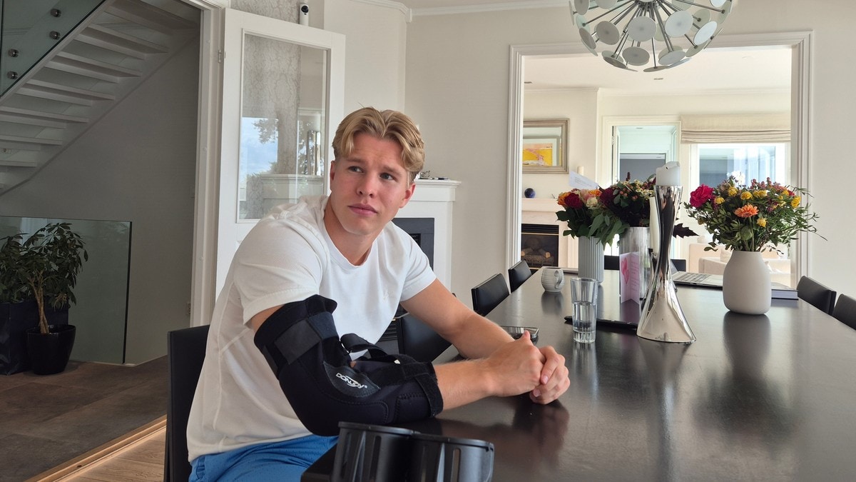 Møte med Markus Rooth hjemme hos familien Rooth etter operasjonen.