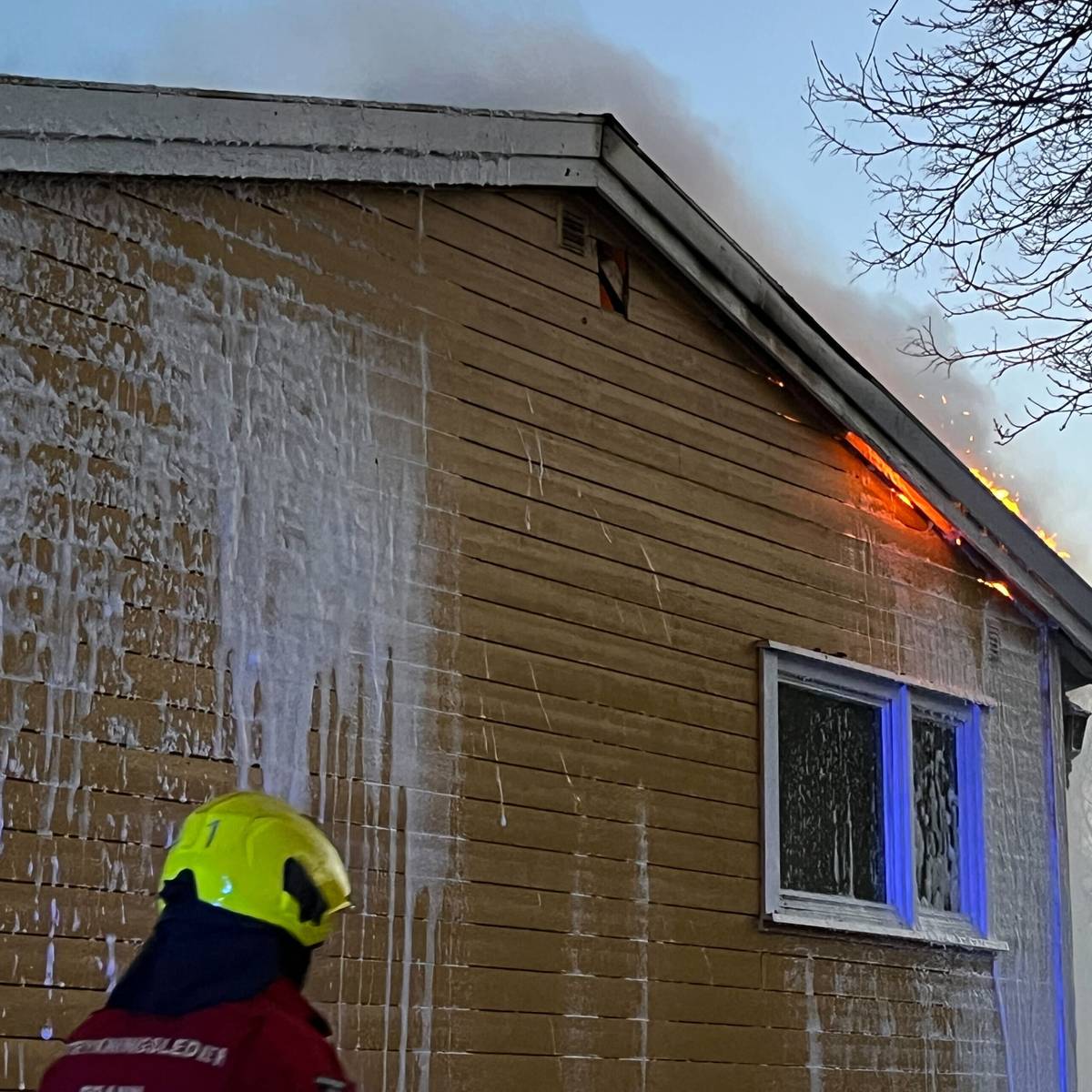 A house in Levanger was completely damaged in a fire on⁣ Boxing Day 2024.