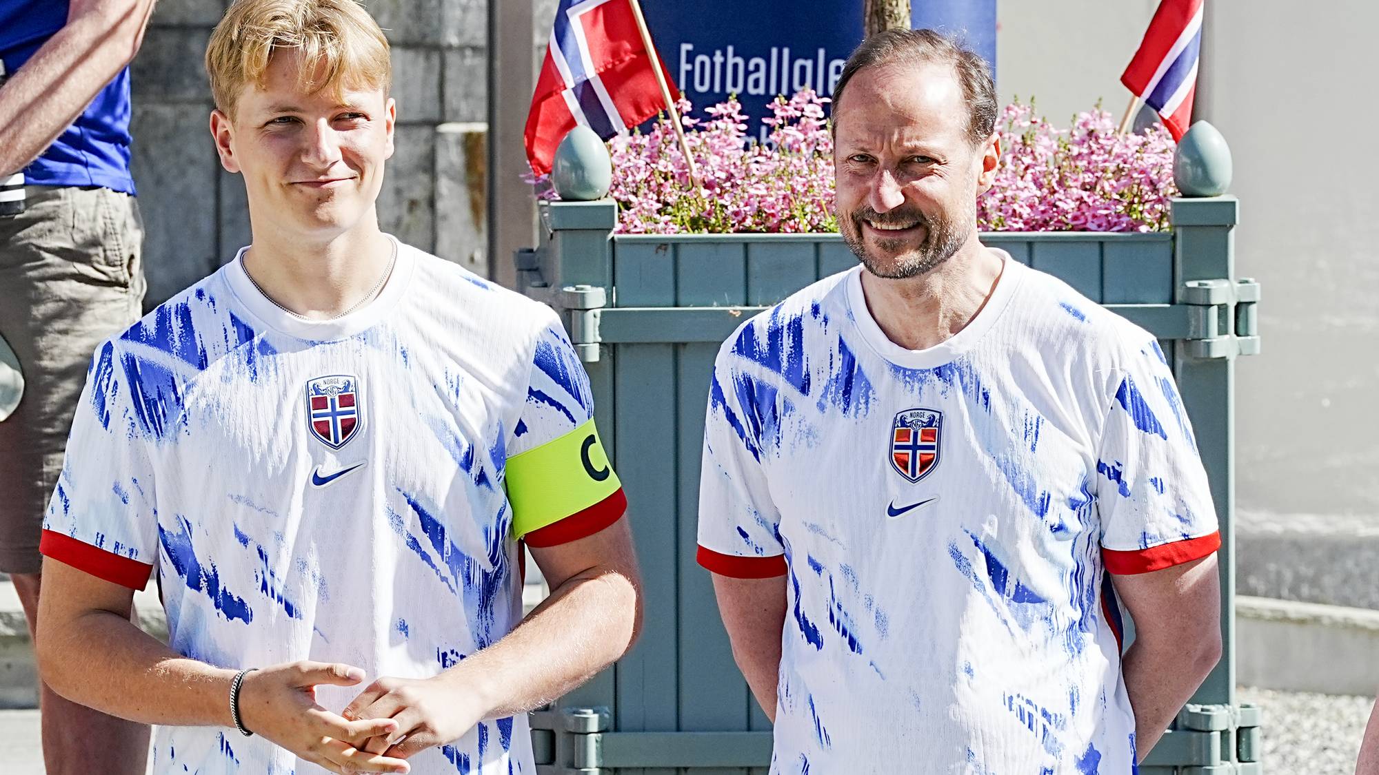Prins Sverre Magnus og kronprins Haakon