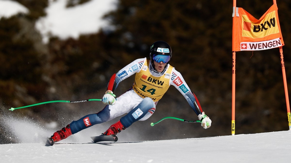 Skuffende norsk dag i Wengen – sveitsisk stjerneskudd leder