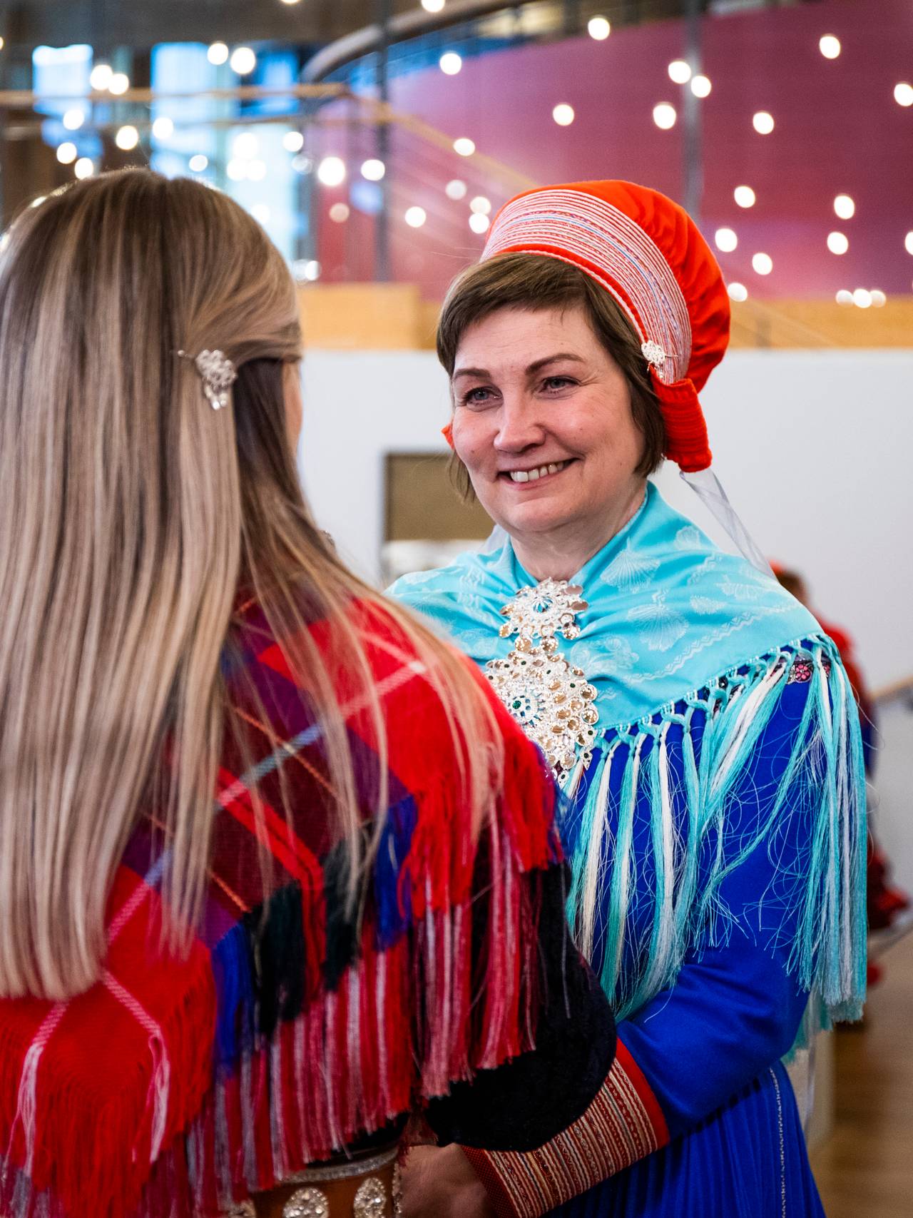 Aili Keskitalo under åpning av Sametinget, 2021.