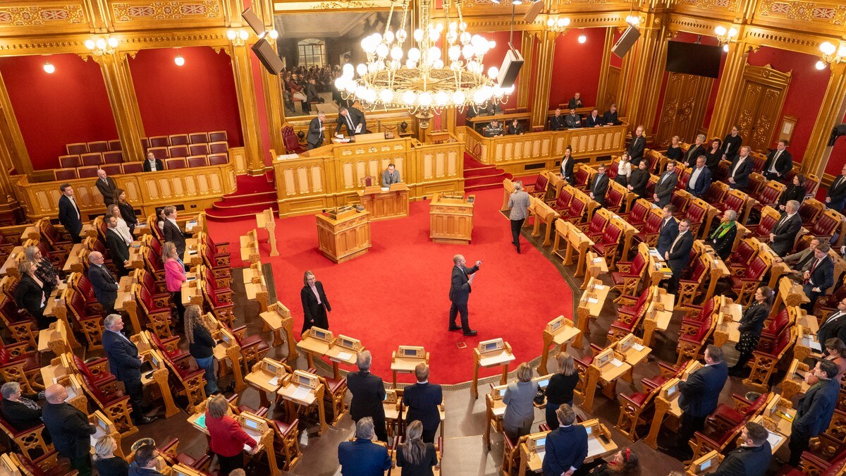 Sterke krefter vil ha slipstvang på Stortinget