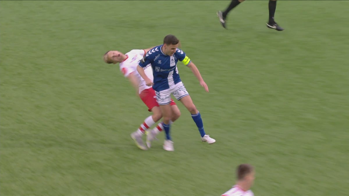 Sarpsborg 08-spiller straffes ikke etter skuldertakling i Fredrikstad