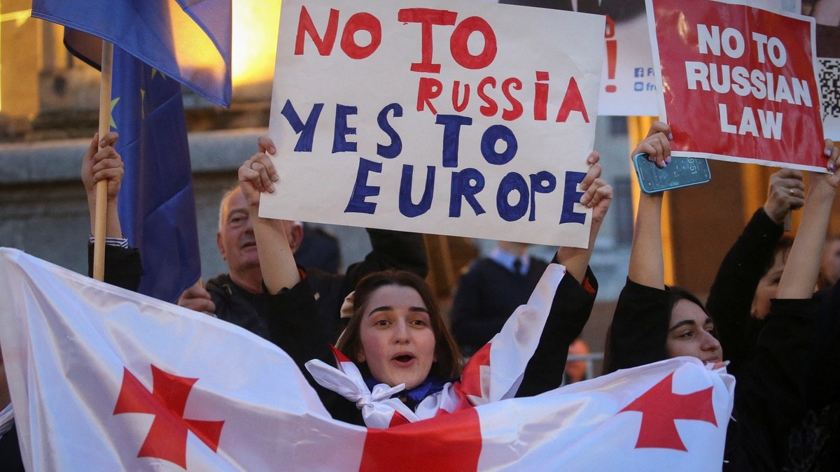Georgia: En knallhard kamp om Moskva eller Brussel