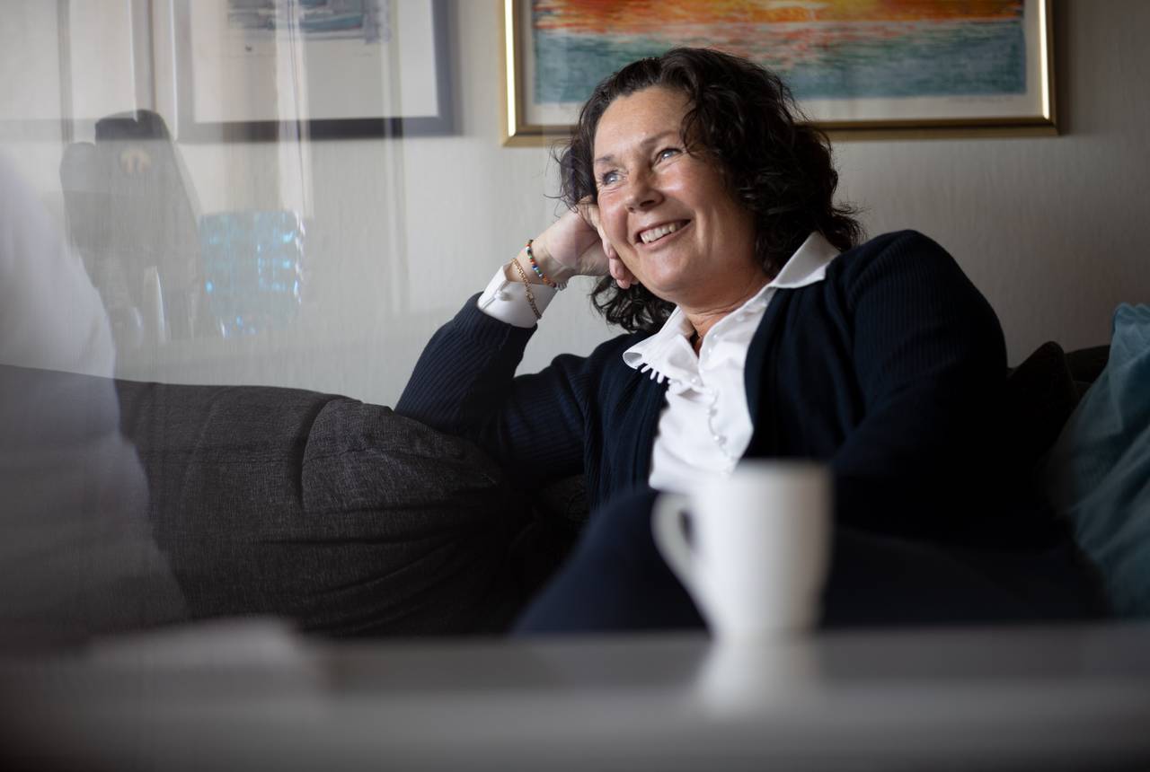 Monica har alltid et smil på lur