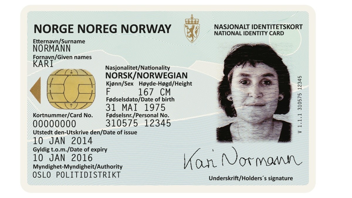 Nye norske ID-kort