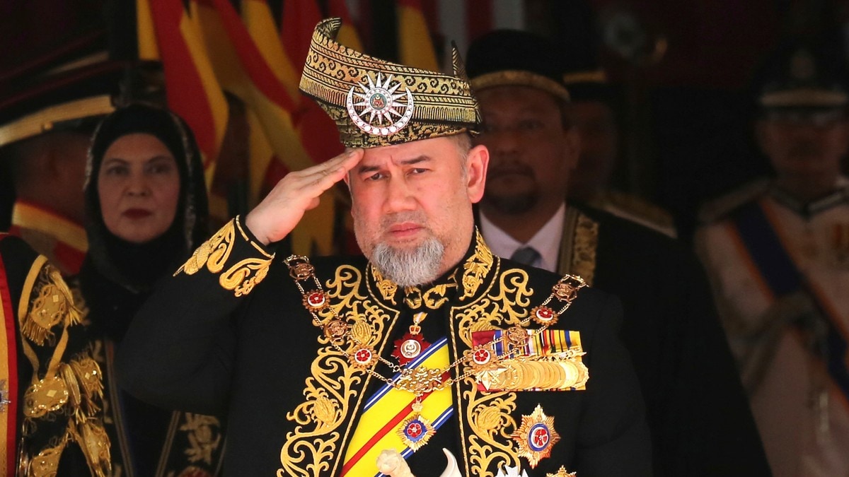Kongen i Malaysia har abdisert
