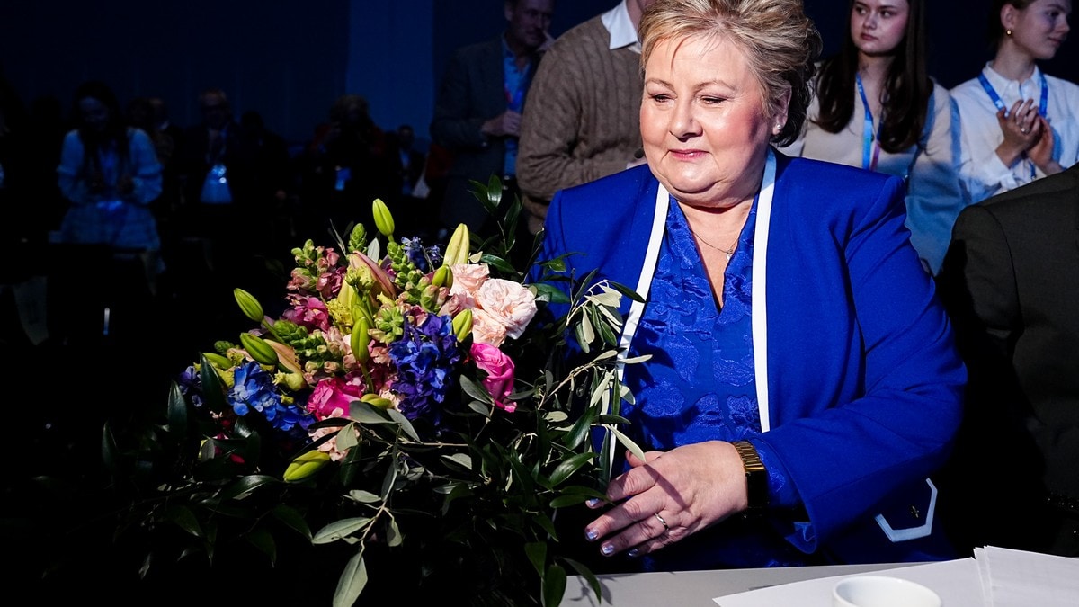 Erna Solberg holdt sin avskjedstale: – Sexy har aldri vært mitt mål