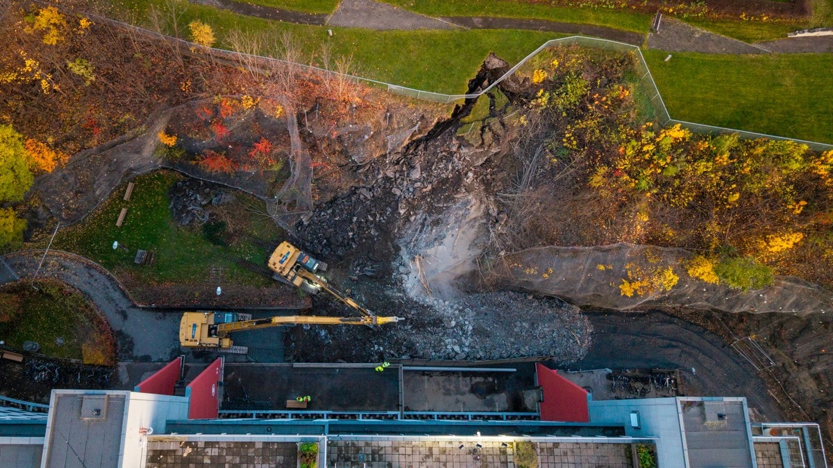 Studenter evakuert etter ras på Carl Berner får flytte hjem søndag