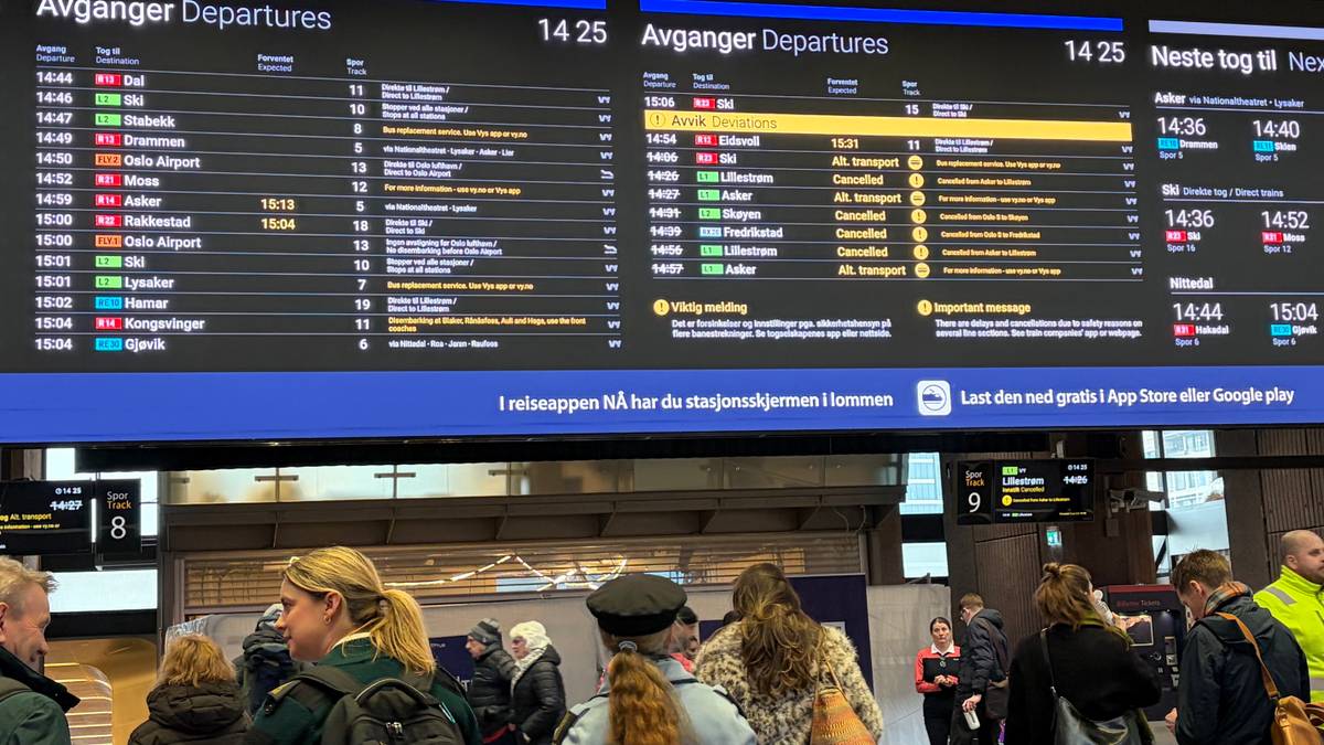 Telia-trøbbel ga togforsinkelser